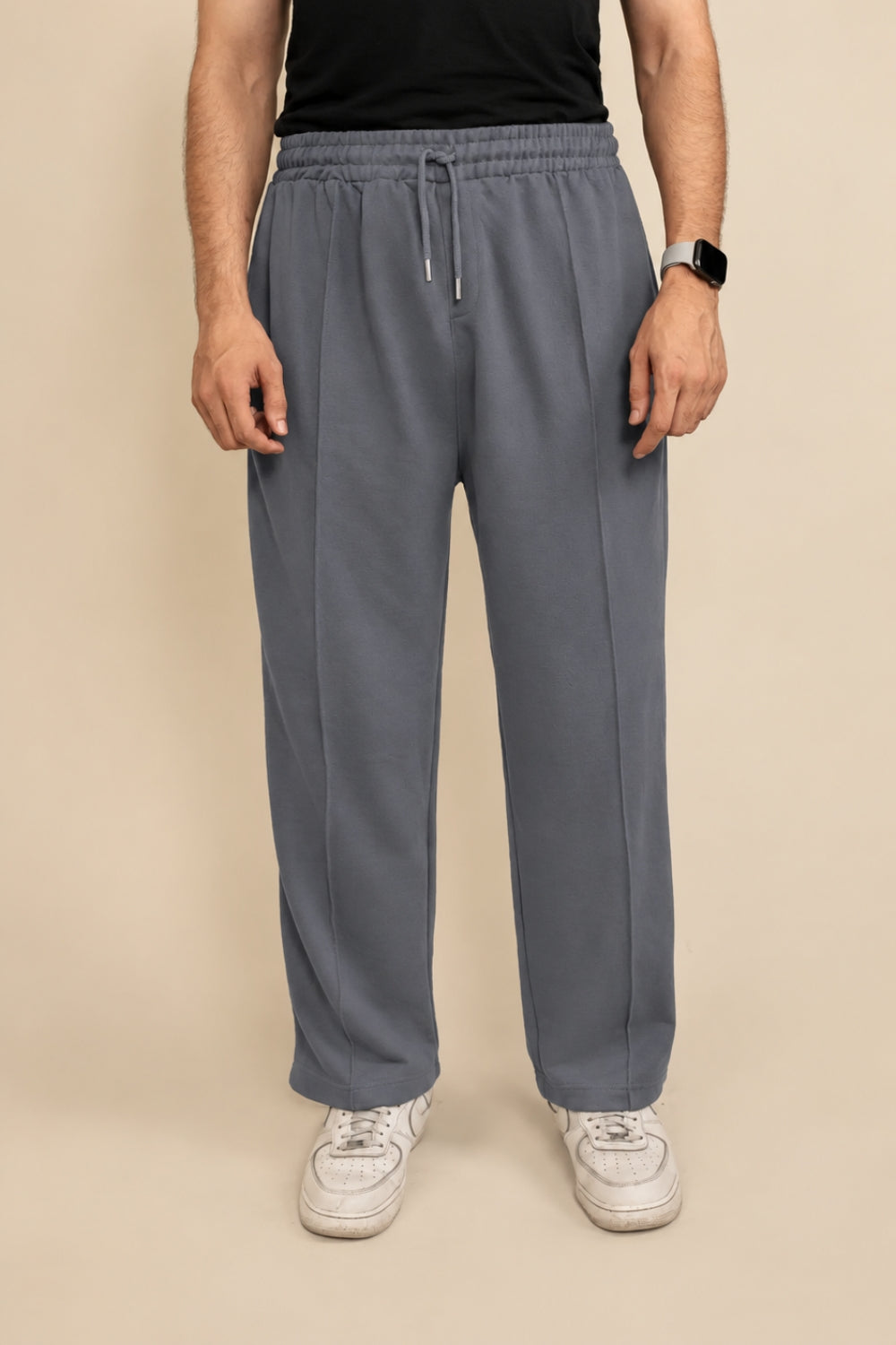 Pure Terry Cotton Premium Trouser ( Smoke Grey)
