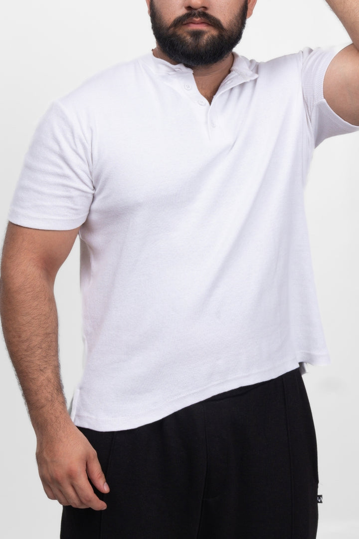 Henley T-Shirt - White