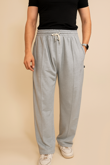 Pure Terry Cotton Premium Trouser ( Silver )