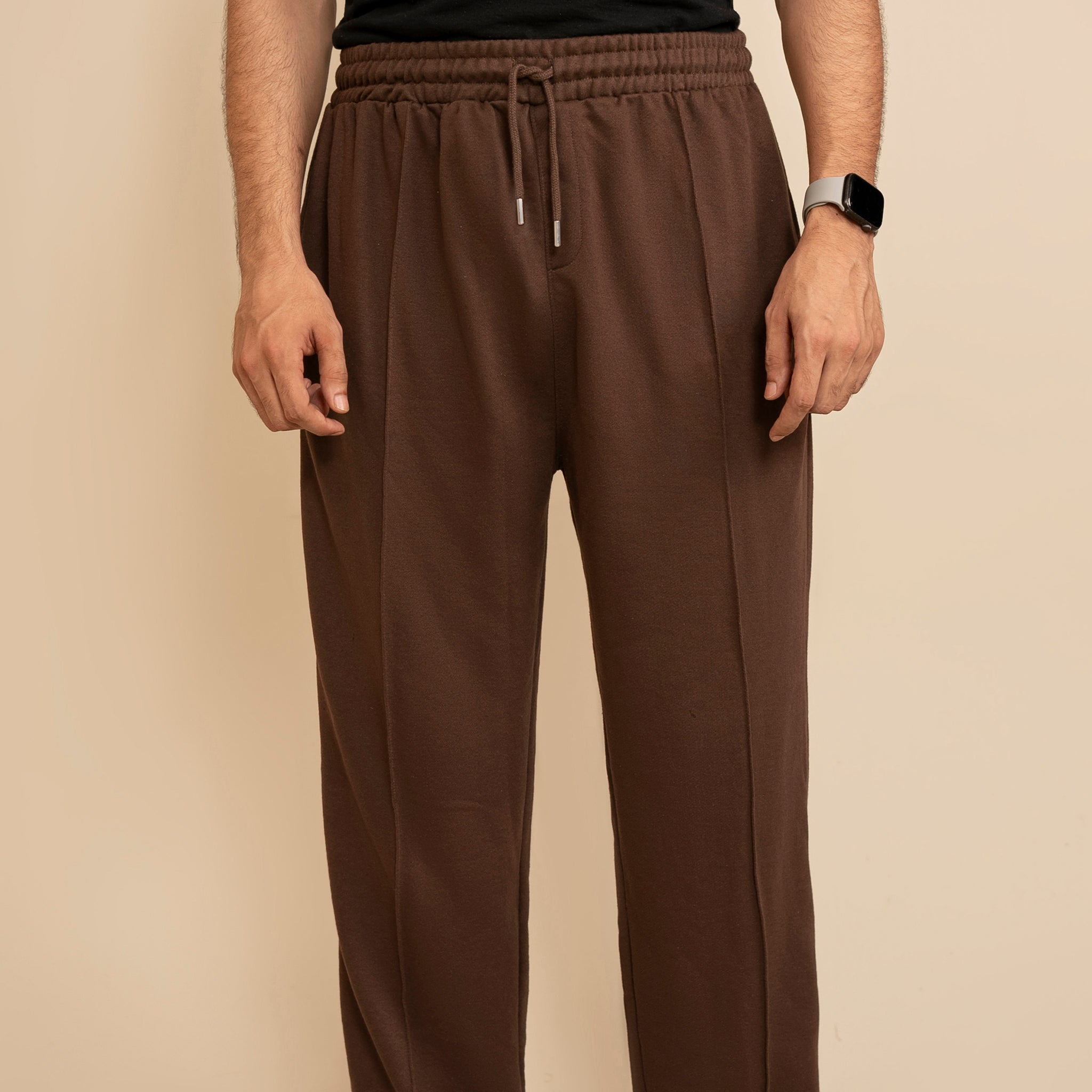 Pure Terry Cotton Premium Trouser ( Mocha Brown )