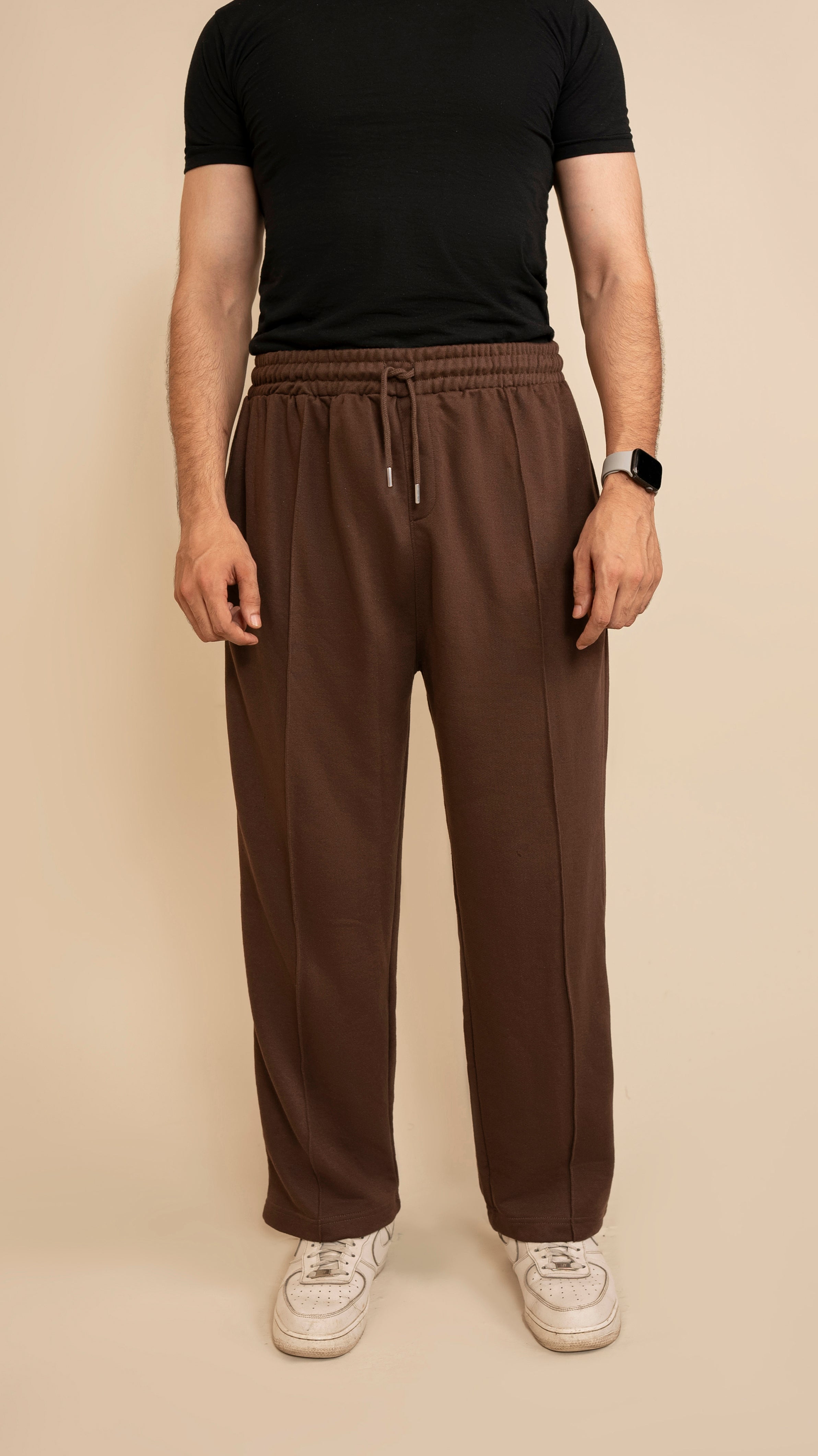 Pure Terry Cotton Premium Trouser ( Mocha Brown )