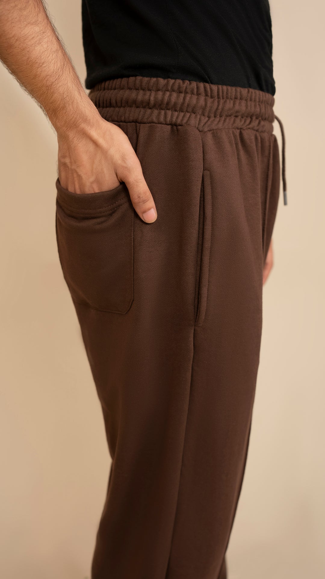 Pure Terry Cotton Premium Trouser ( Mocha Brown )