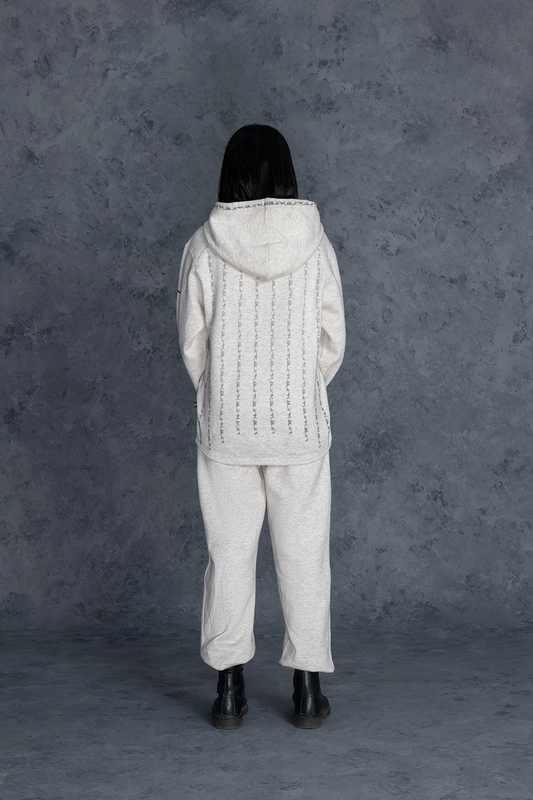 Unisex Oatmeal Heather Teri Meri Hoodie