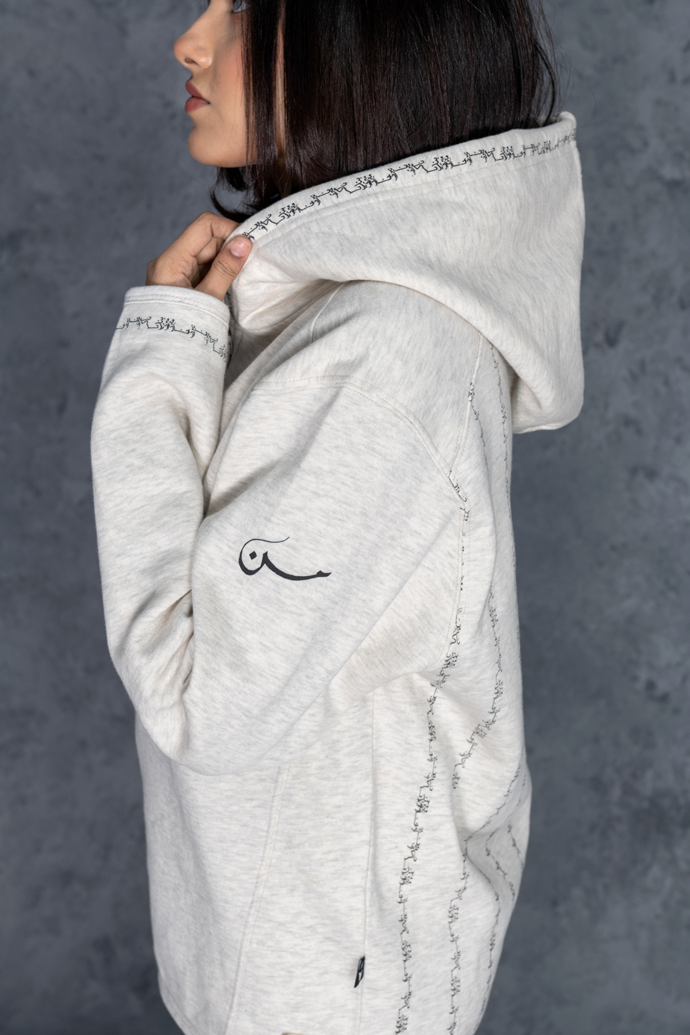 Oatmeal Heather Teri Meri Hoodie Female