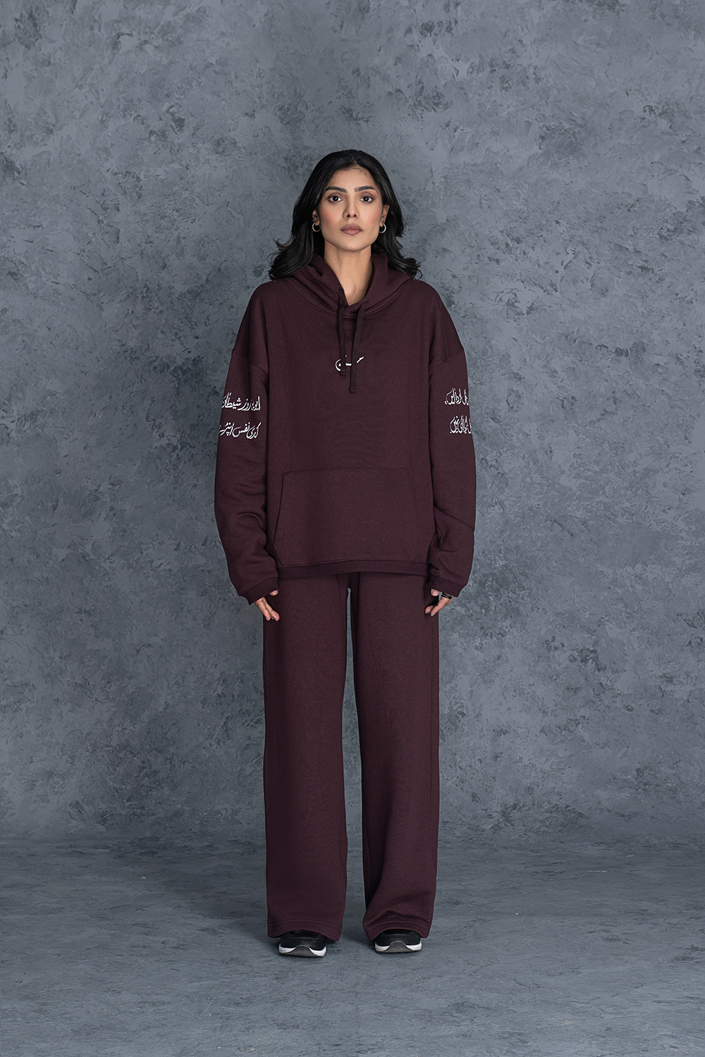SHAYTAN MAROON Co-ORD Set Female