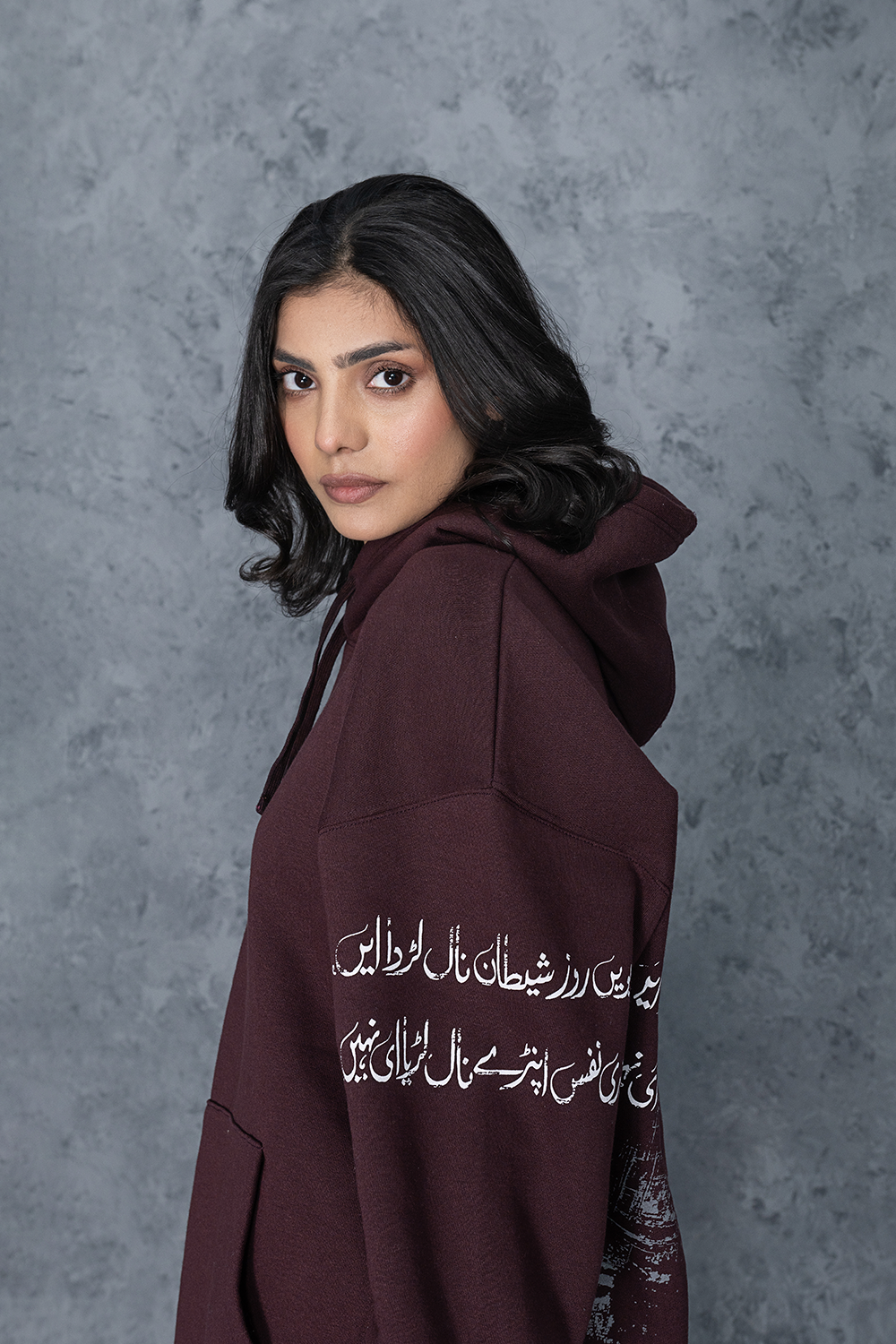SHAYTAN MAROON Co-ORD Set Female