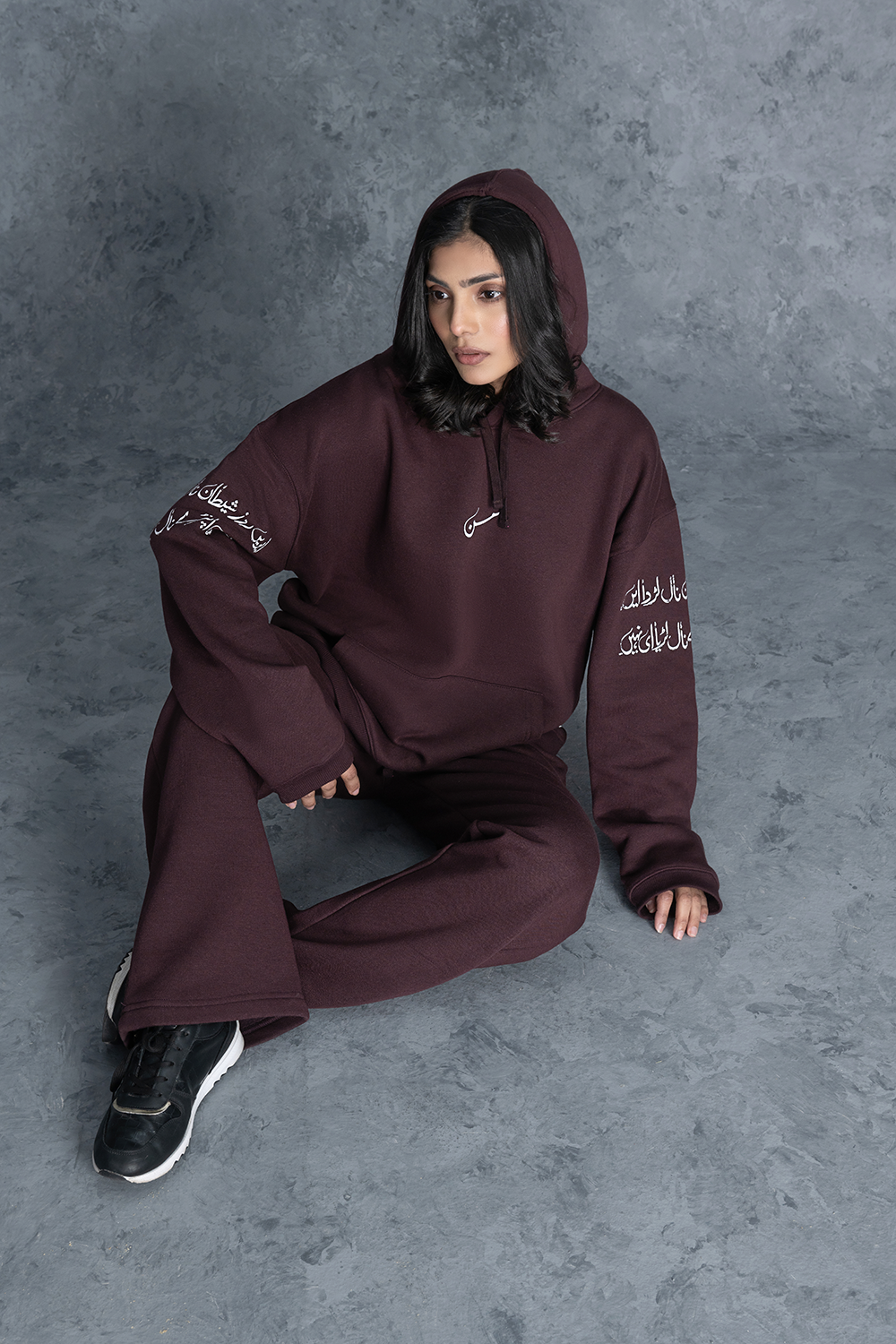 SHAYTAN MAROON Co-ORD Set Female