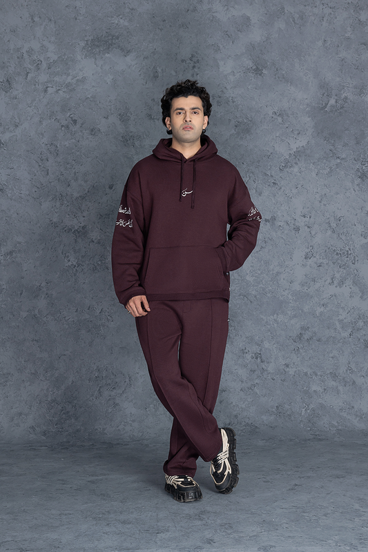 SHAYTAN MAROON Co-ORD Set Male
