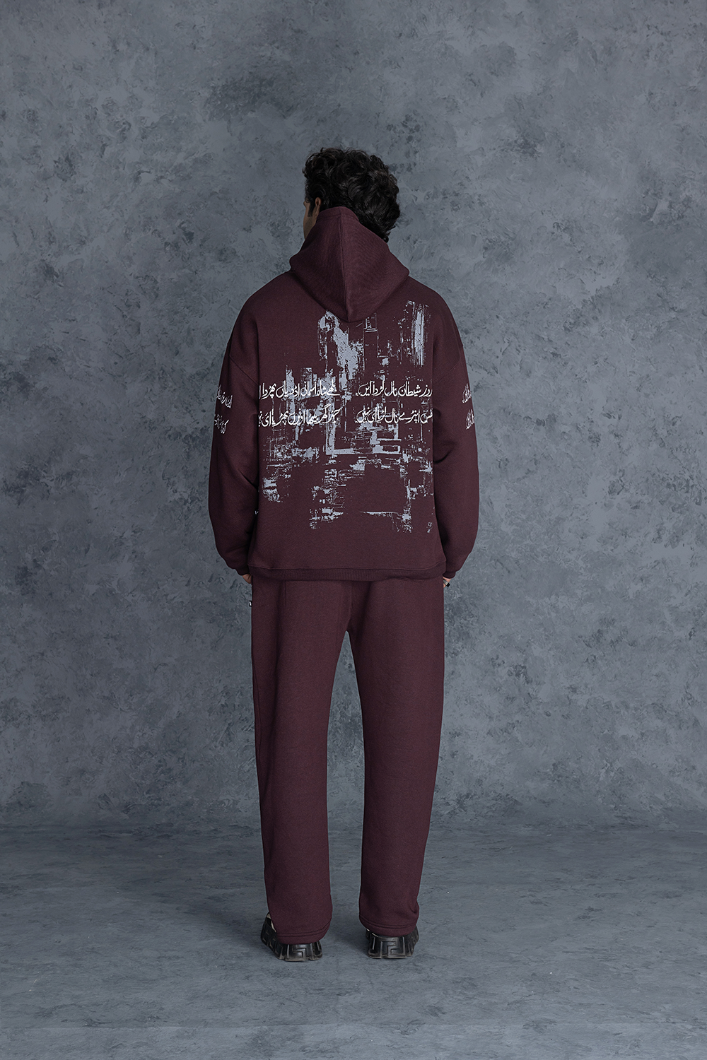 SHAYTAN MAROON Co-ORD Set Male