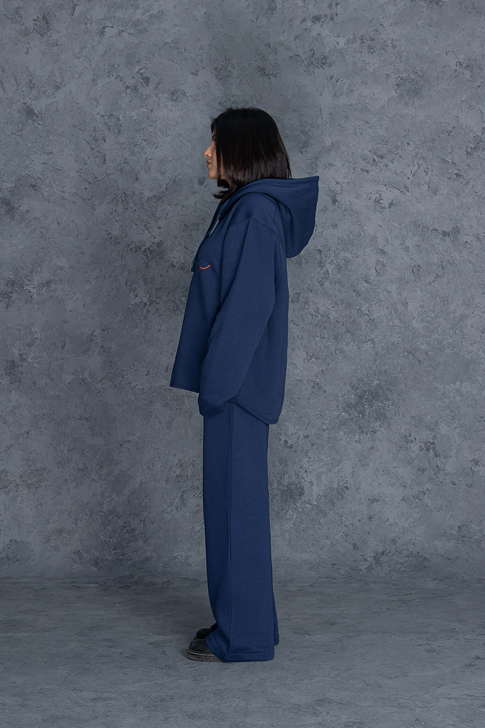 Navy Plain CO-ORD Set FEMALE