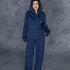 Navy Plain Hoodie Unisex