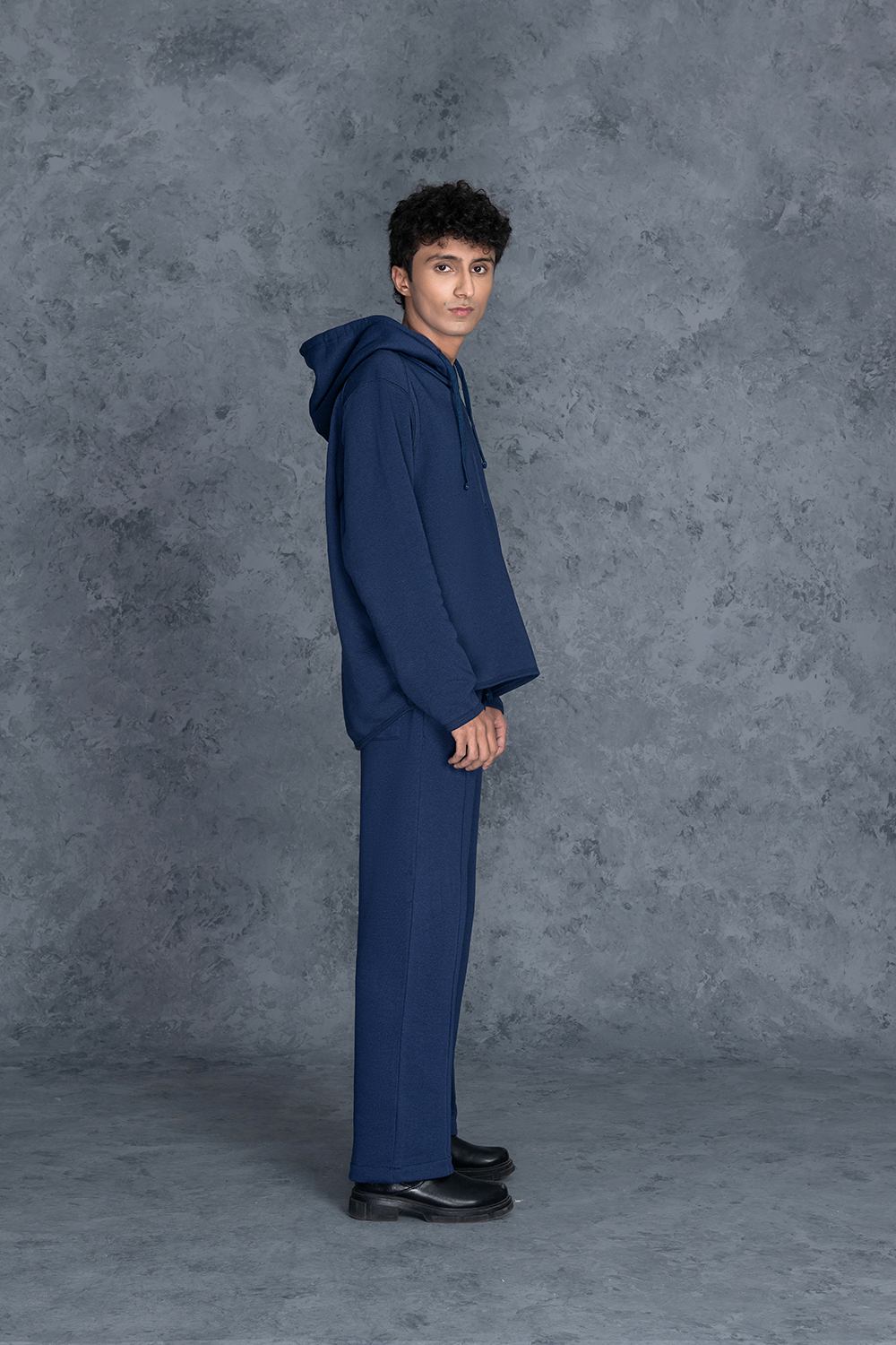 Navy Plain Co Ord Sets Male