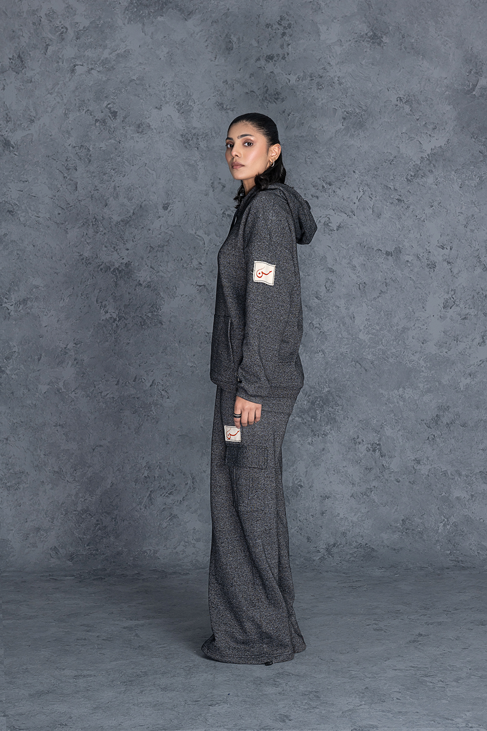 Plain Charcoal Grey CO-ORD Set FEMALE
