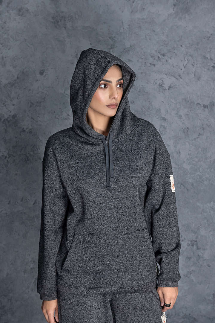 Plain Charcoal Grey CO-ORD Set FEMALE