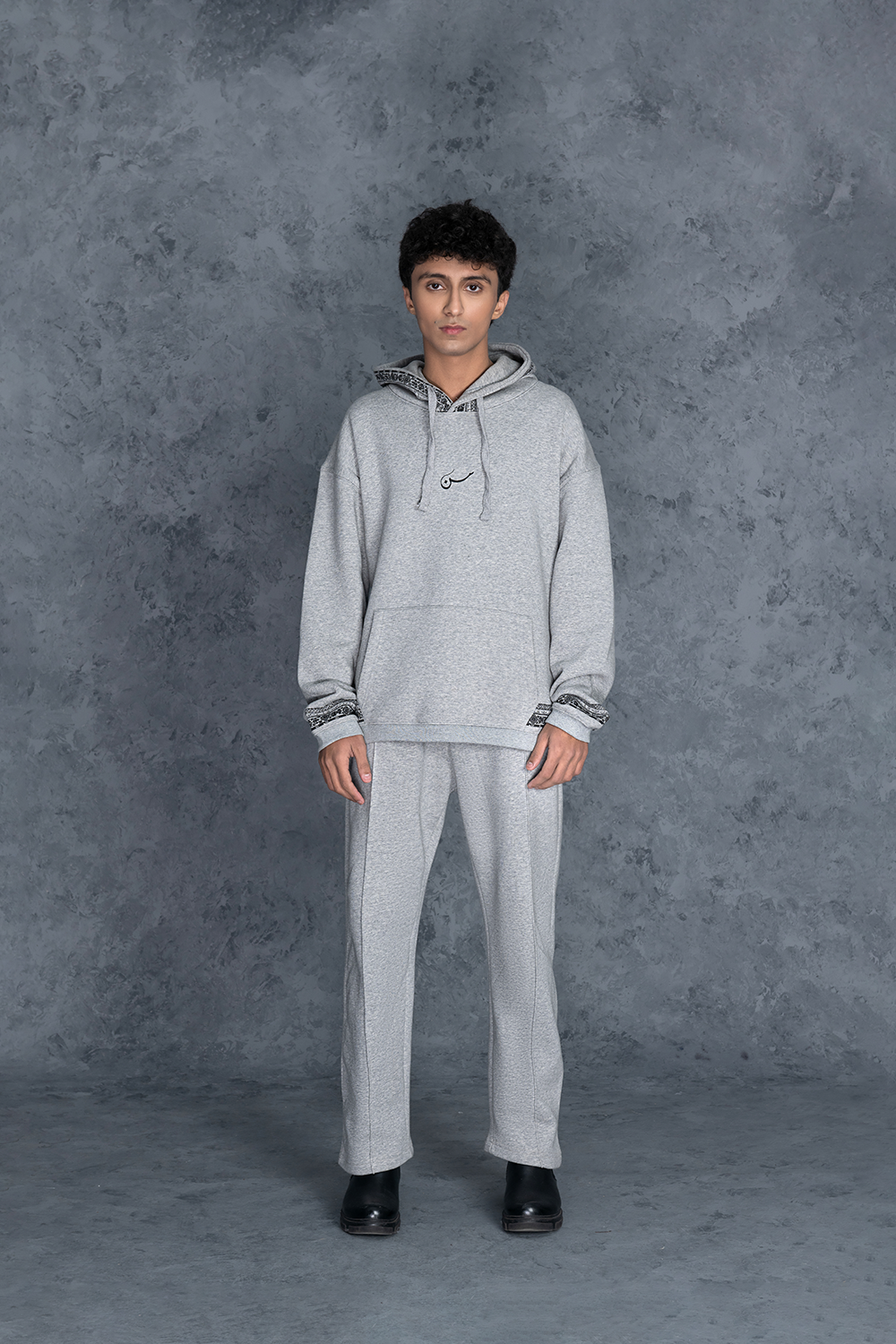 HISAAB HEATHER GREY Co-ORD Set Male