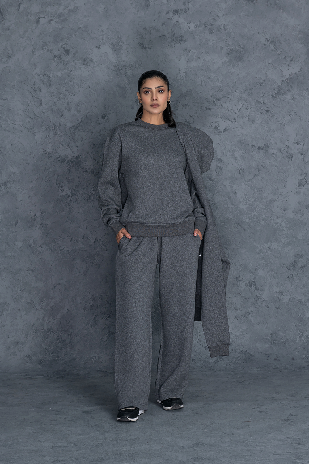 Unisex Charcoal Grey Co Ord Sets