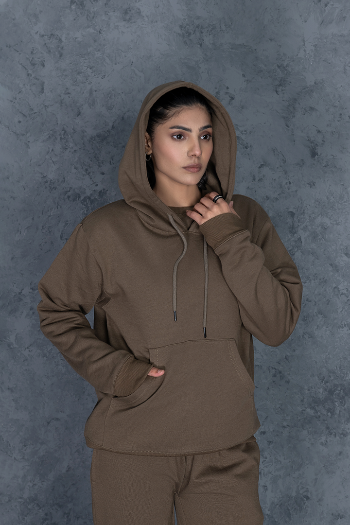 Brown Core Hoodie Female