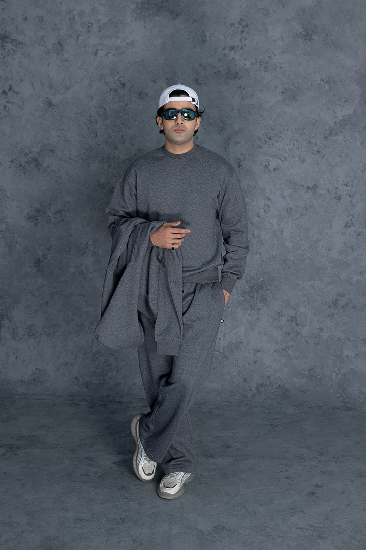 Charcoal Grey Co Ord Set Male