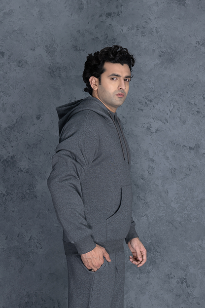 Unisex Charcoal Grey Core Hoodie