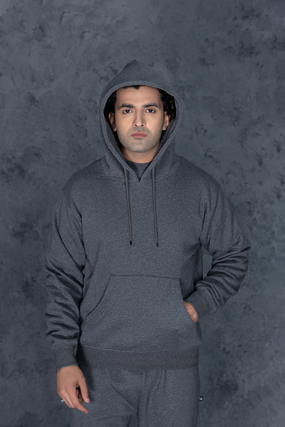 Unisex Charcoal Grey Core Hoodie