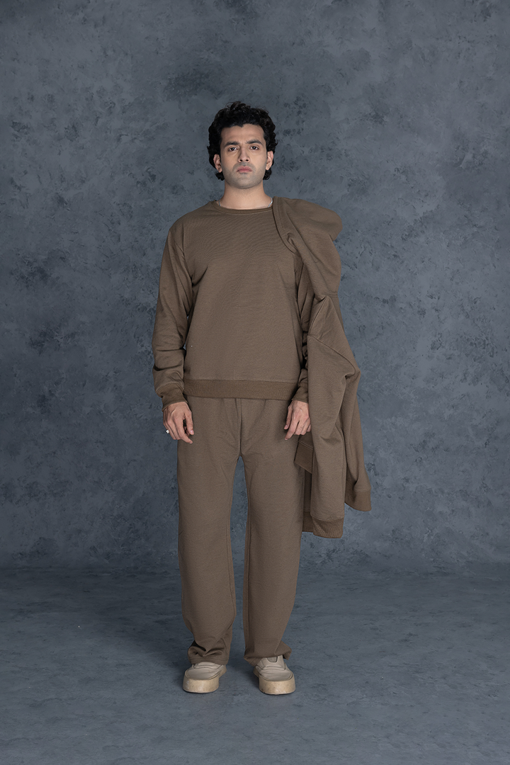 Brown Co Ord Set Male