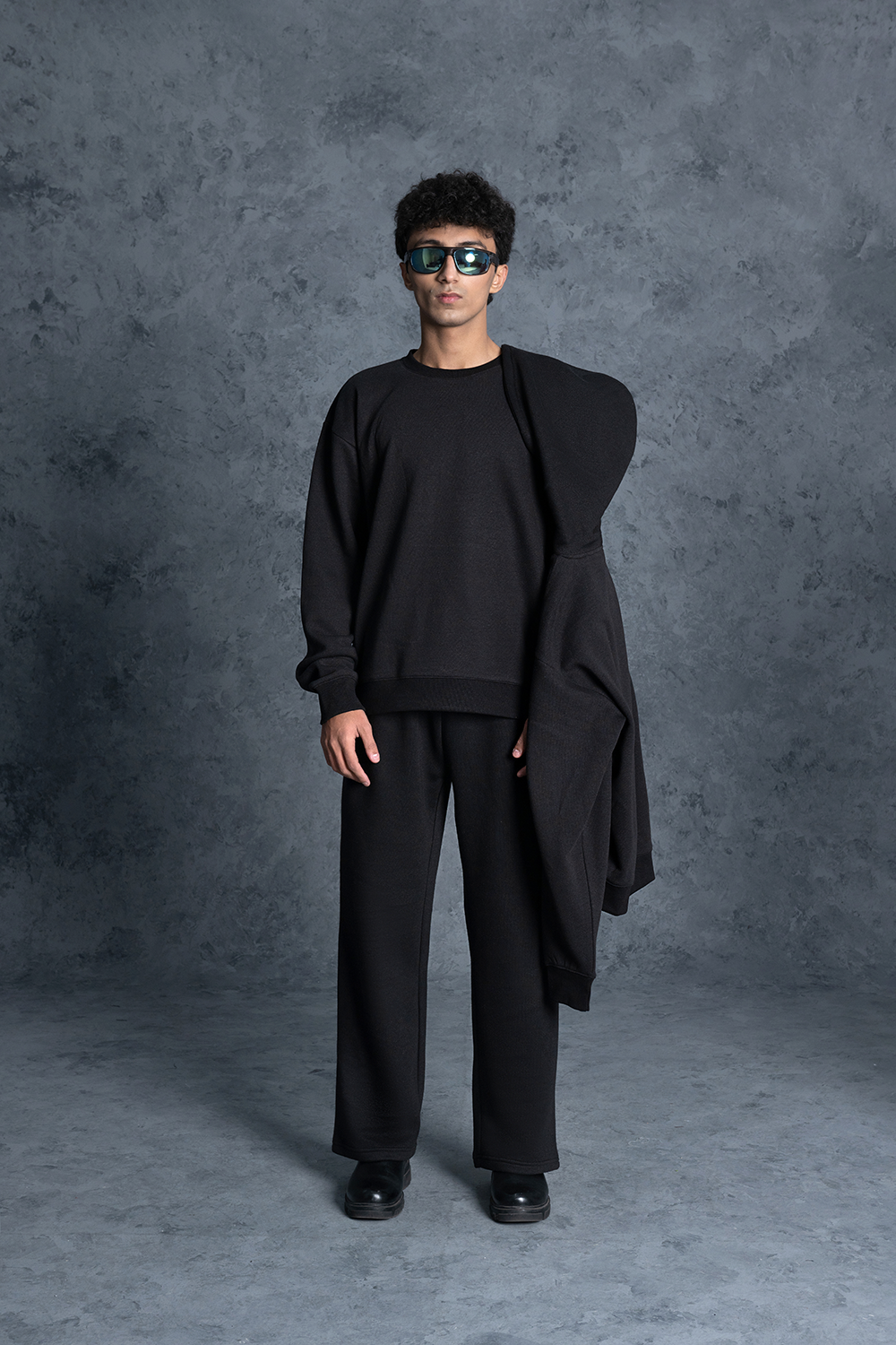 Black Co Ord Set Male