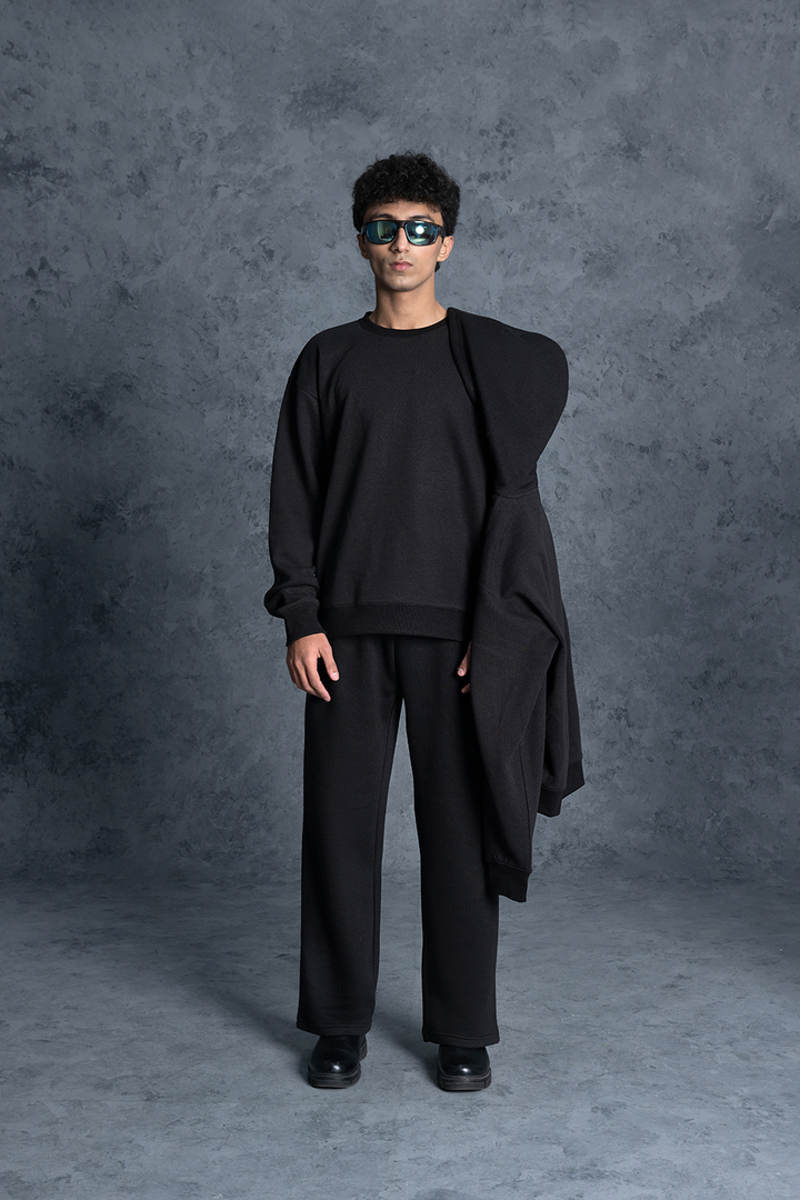 Black Co Ord Set Male